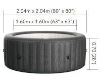 MSPA COMFORT OTTOMAN